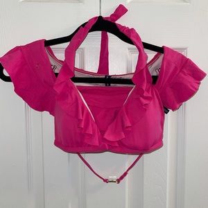 Ralph Lauren Pink Ruffle Skirt Bikini